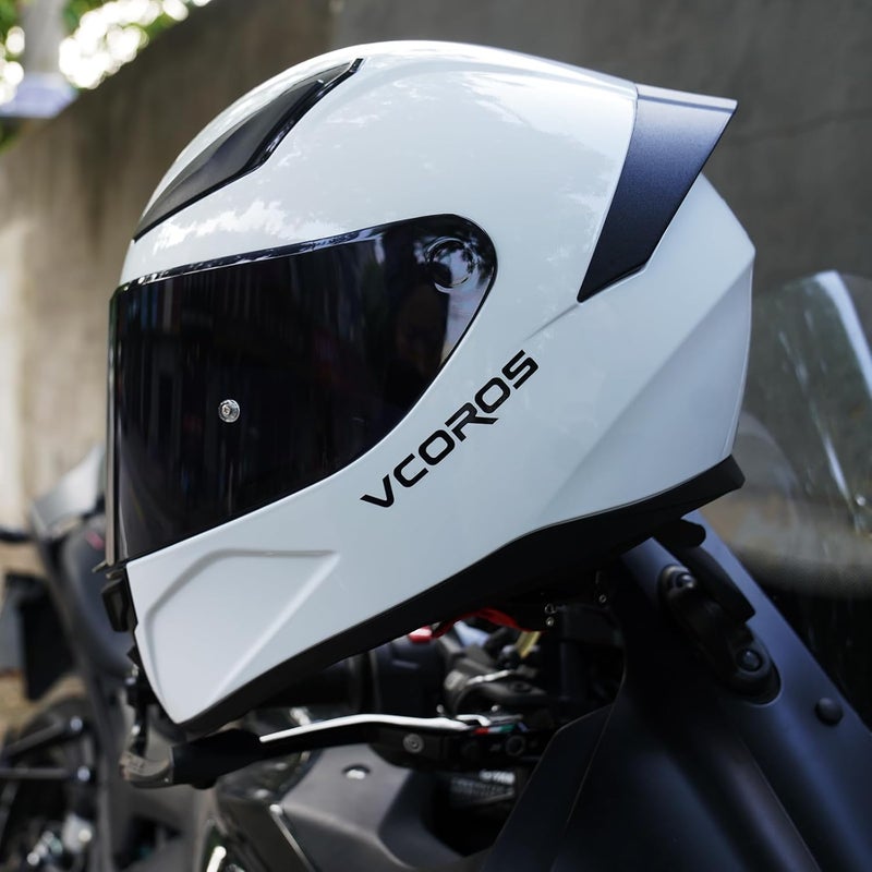 VCOROS Motorcycle Helmets Visor Shield WS-609 Full Face Helmet Visor Replacement Accessories (Black) - Image 4